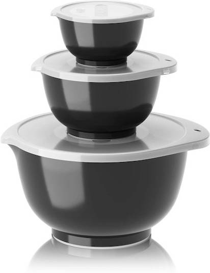 Rosti Sada kuchyňských mís 0,25+0,75+3L Black