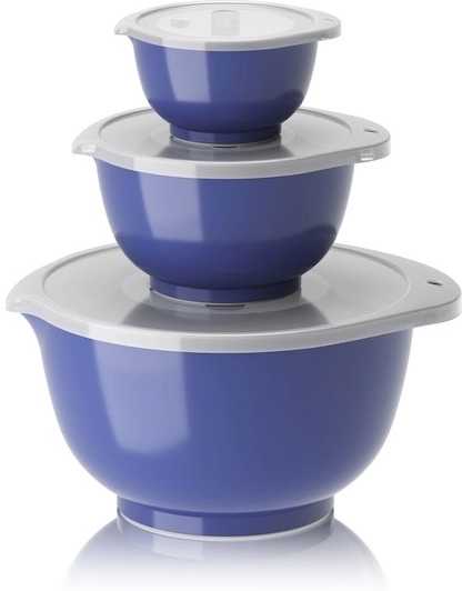 Rosti Sada kuchyňských mís 0,25+0,75+3L Electric blue