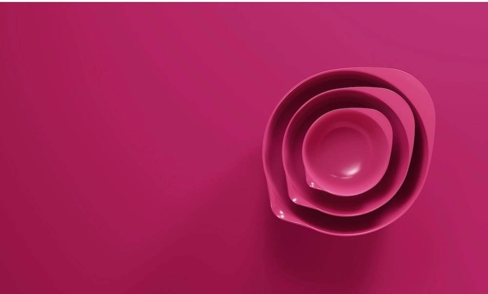 Rosti Sada kuchyňských mís 0,25+0,75+3L Beetroot