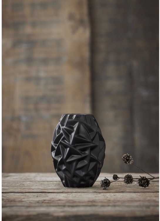 Morsø Porcelánová váza Willow Black 16 cm