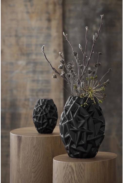 Morsø Porcelánová váza Willow Black 16 cm