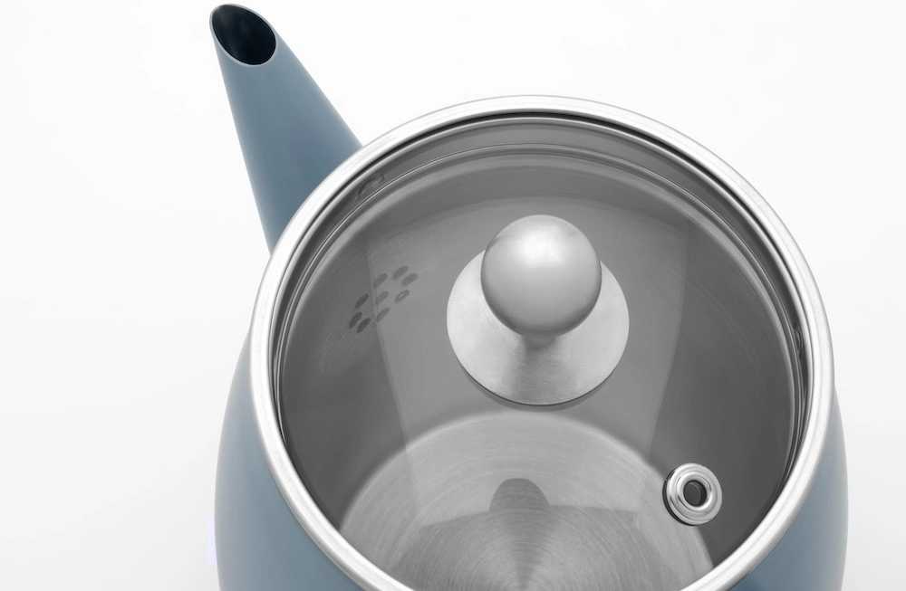 Bredemeijer Dvoustěnná konvička na čaj Duet Eva 1,1l modrá