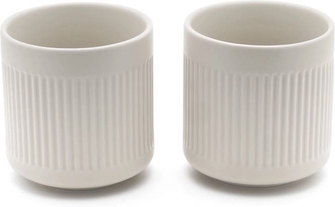 Bredemeijer Kameninové hrnky Skagen bílé (2ks) 300 ml