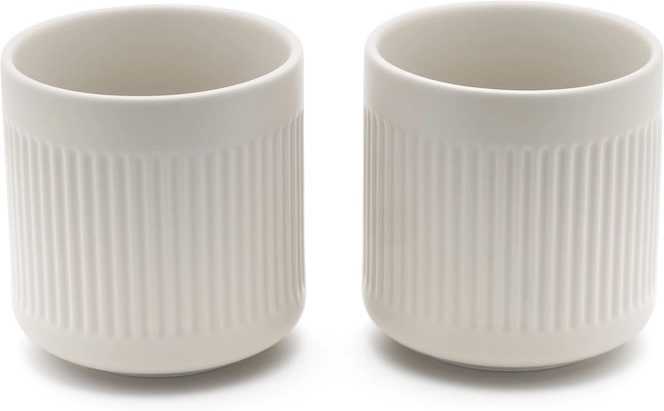 Bredemeijer Kameninové hrnky Skagen bílé (2ks) 300 ml