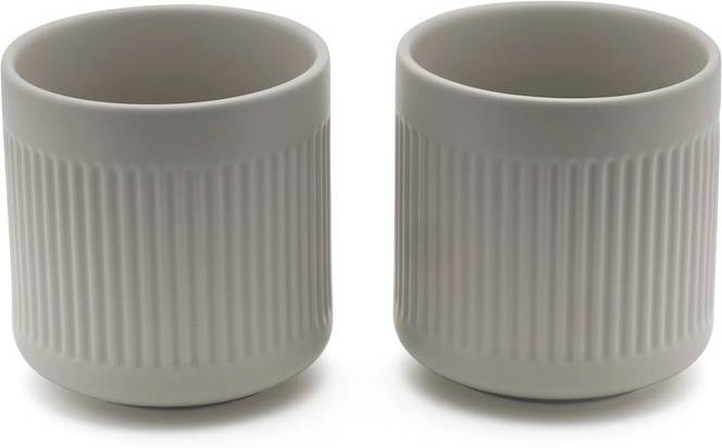 Bredemeijer Kameninové hrnky Skagen šedé (2ks) 300 ml