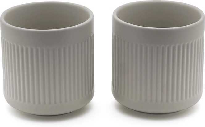 Bredemeijer Kameninové hrnky Skagen šedé (2ks) 300 ml