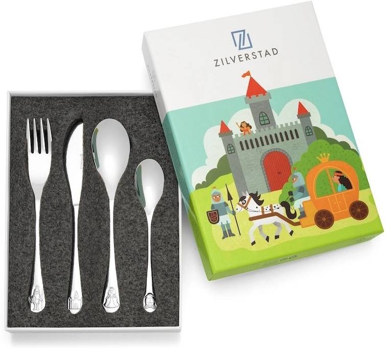 Zilverstad Dětská sada příborů Rytíři a princezny (4ks)