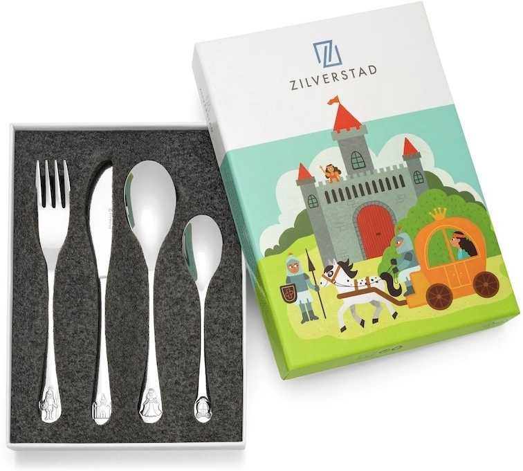Zilverstad Dětská sada příborů Rytíři a princezny (4ks)