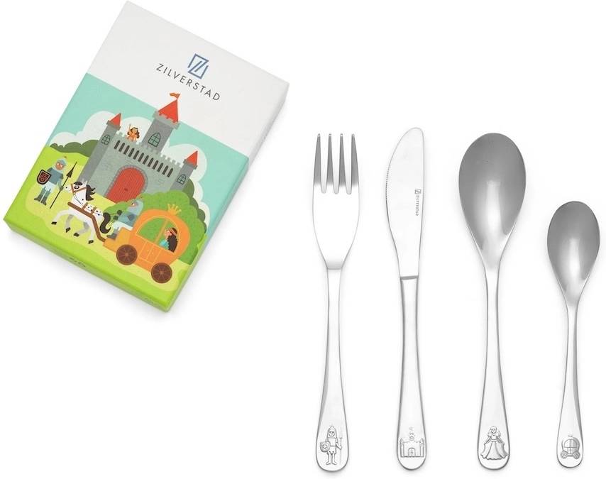 Zilverstad Dětská sada příborů Rytíři a princezny (4ks)
