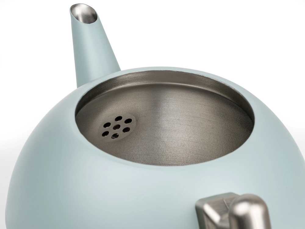 Bredemeijer Dvoustěnná konvička na čaj Duet Bella Ronde 1,2L Light Blue