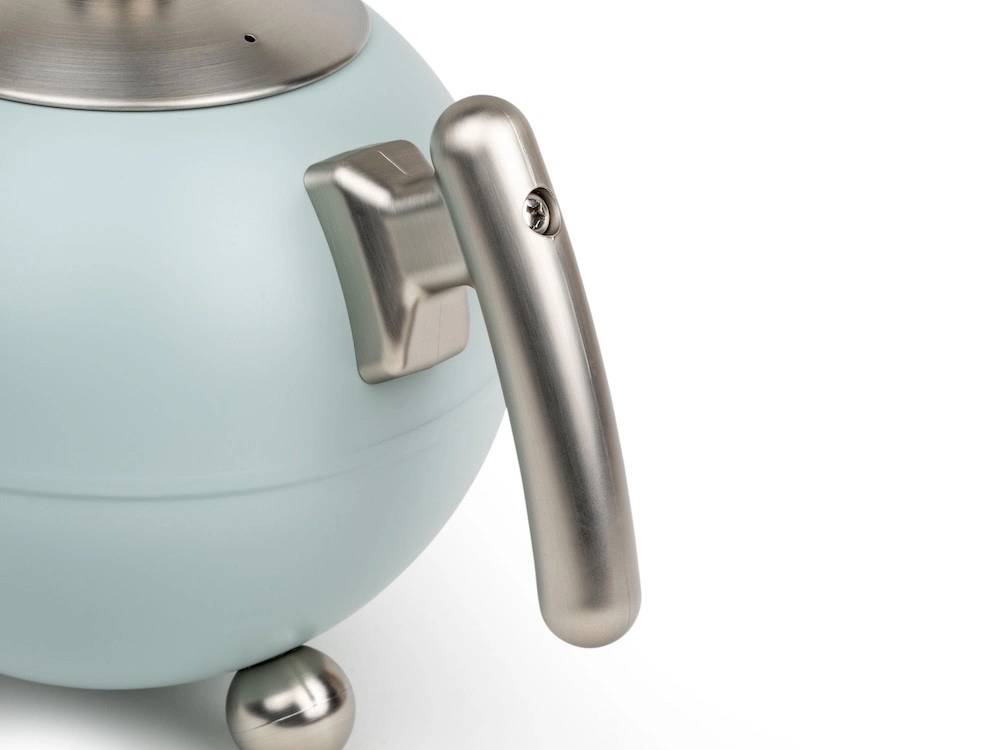 Bredemeijer Dvoustěnná konvička na čaj Duet Bella Ronde 1,2L Light Blue