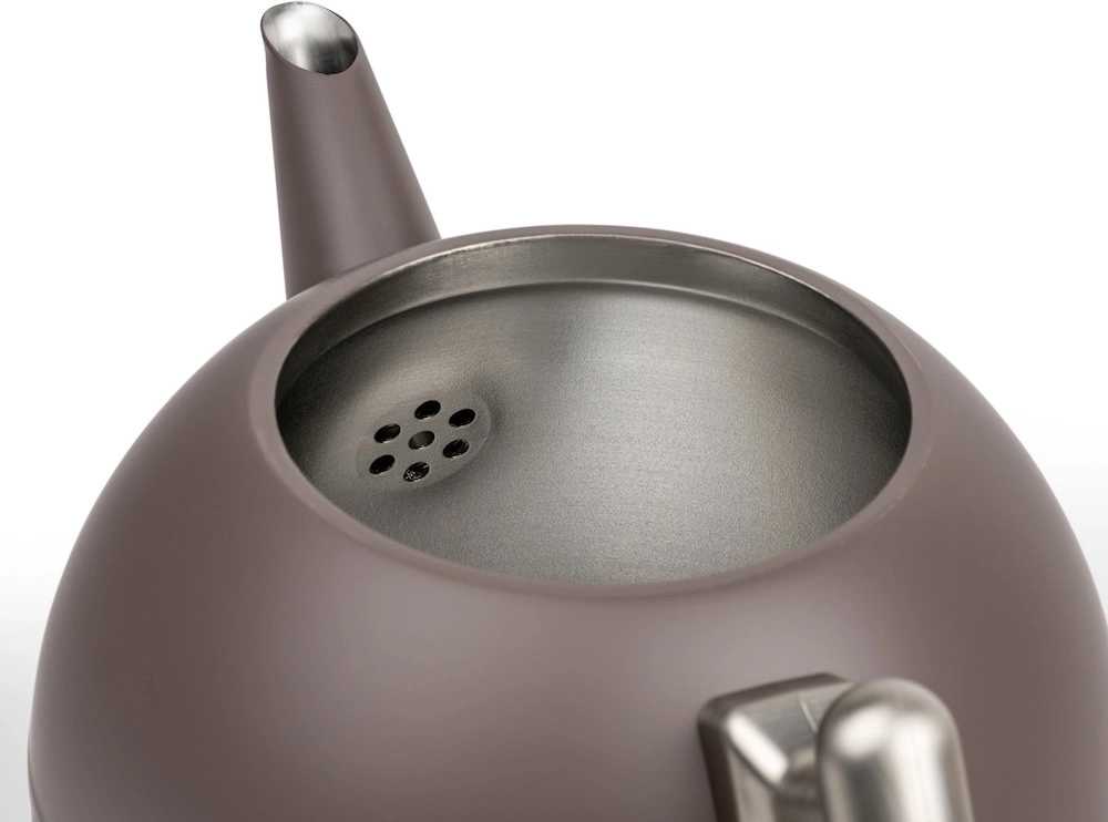 Bredemeijer Dvoustěnná konvička na čaj Duet Bella Ronde 1,2L Aubergine