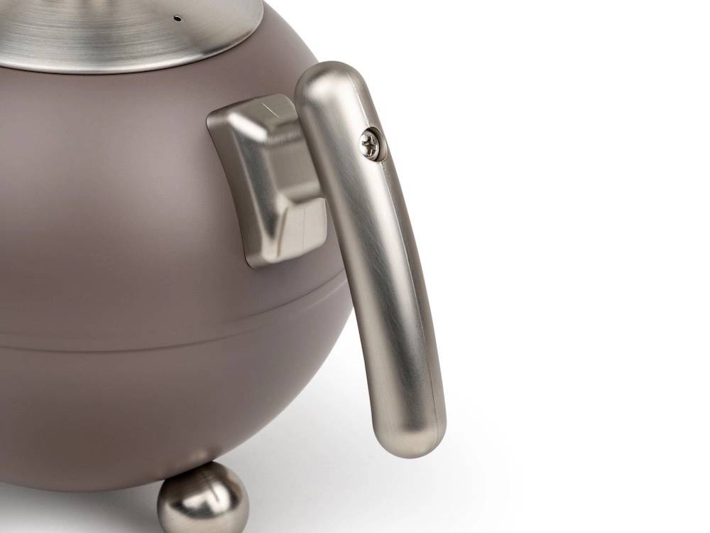 Bredemeijer Dvoustěnná konvička na čaj Duet Bella Ronde 1,2L Aubergine