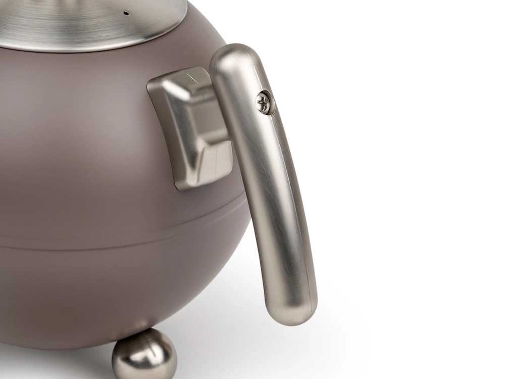 Bredemeijer Dvoustěnná konvička na čaj Duet Bella Ronde 1,2L Aubergine