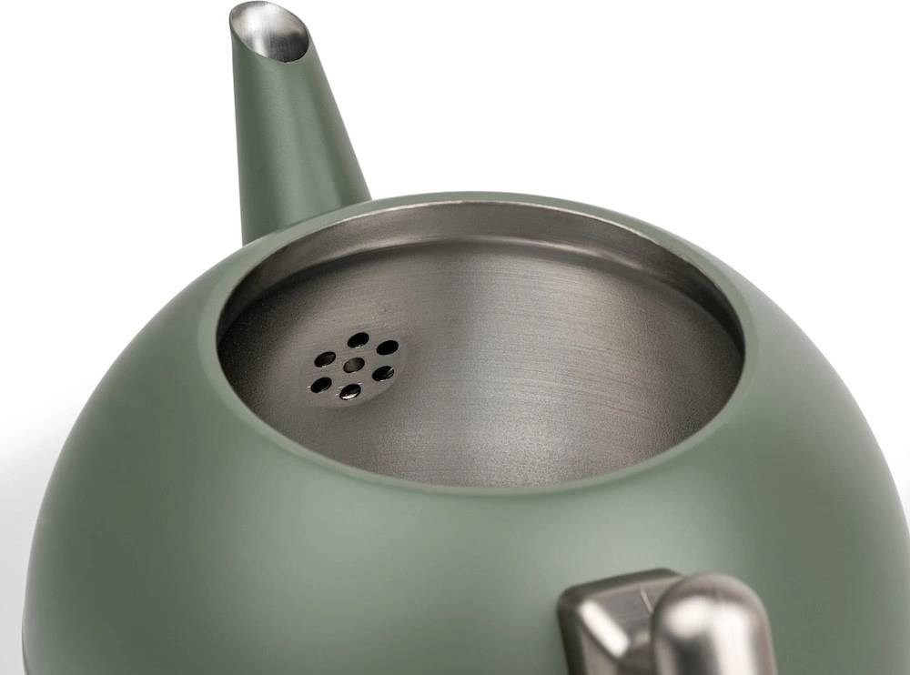 Bredemeijer Dvoustěnná konvička na čaj Duet Bella Ronde 1,2L Army Green