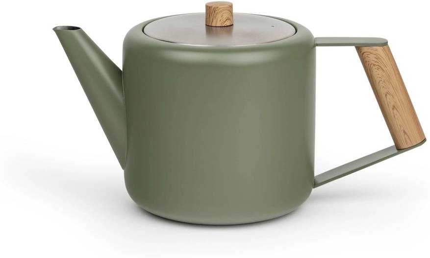 Bredemeijer Dvoustěnná konvička na čaj Duet Boston 1,1L Army Green