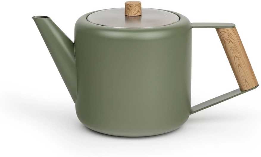 Bredemeijer Dvoustěnná konvička na čaj Duet Boston 1,1L Army Green