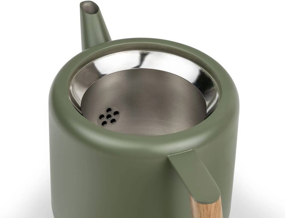 Bredemeijer Dvoustěnná konvička na čaj Duet Boston 1,1L Army Green