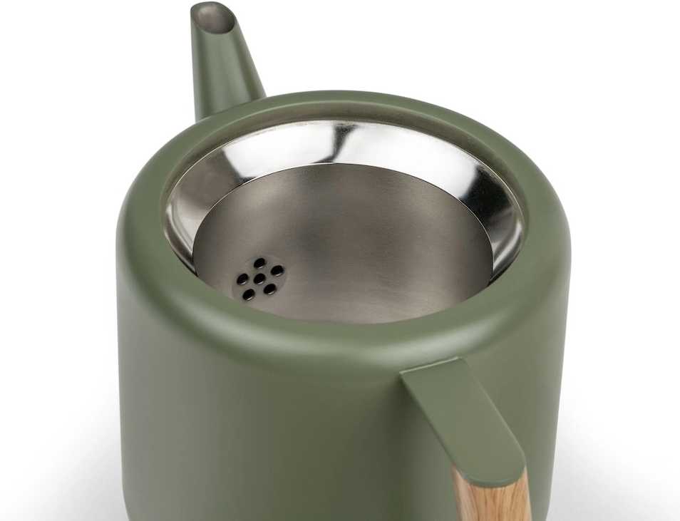 Bredemeijer Dvoustěnná konvička na čaj Duet Boston 1,1L Army Green