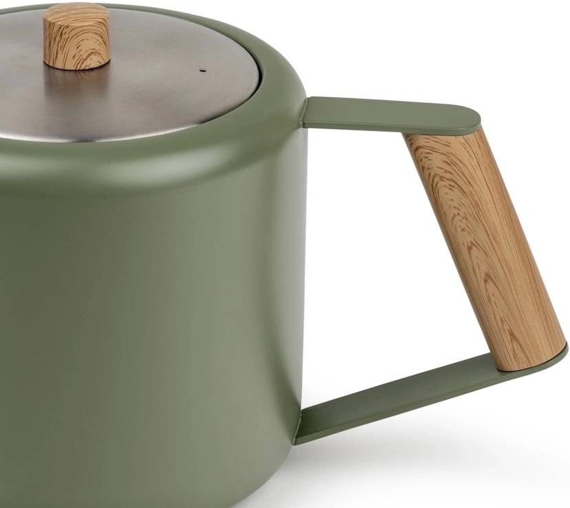 Bredemeijer Dvoustěnná konvička na čaj Duet Boston 1,1L Army Green