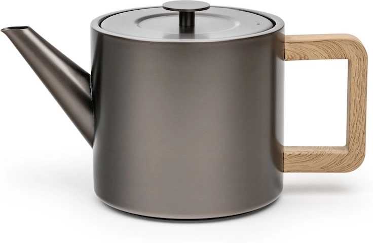 Bredemeijer Dvoustěnná konvička na čaj Duet Narvik 1,1L Metallic Grey