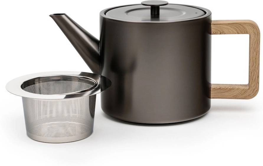 Bredemeijer Dvoustěnná konvička na čaj Duet Narvik 1,1L Metallic Grey