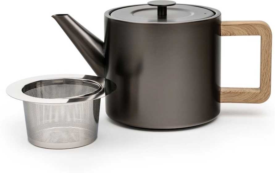 Bredemeijer Dvoustěnná konvička na čaj Duet Narvik 1,1L Metallic Grey
