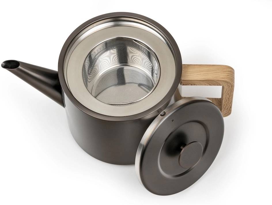 Bredemeijer Dvoustěnná konvička na čaj Duet Narvik 1,1L Metallic Grey