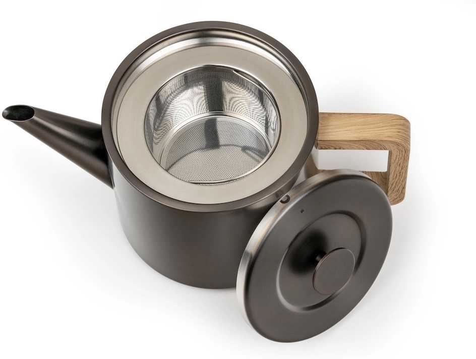 Bredemeijer Dvoustěnná konvička na čaj Duet Narvik 1,1L Metallic Grey