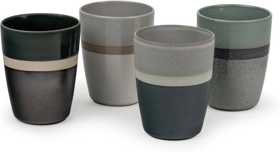Bredemeijer Kameninové hrnky Sven (4ks) 200 ml