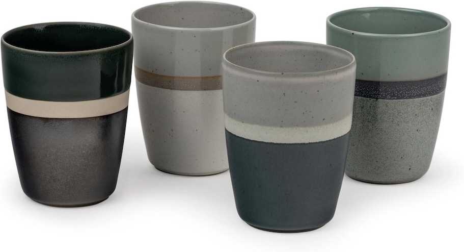 Bredemeijer Kameninové hrnky Sven (4ks) 200 ml