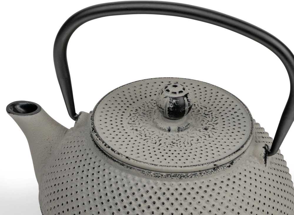 Bredemeijer Litinová konvička na čaj Jang 0,8L, šedá