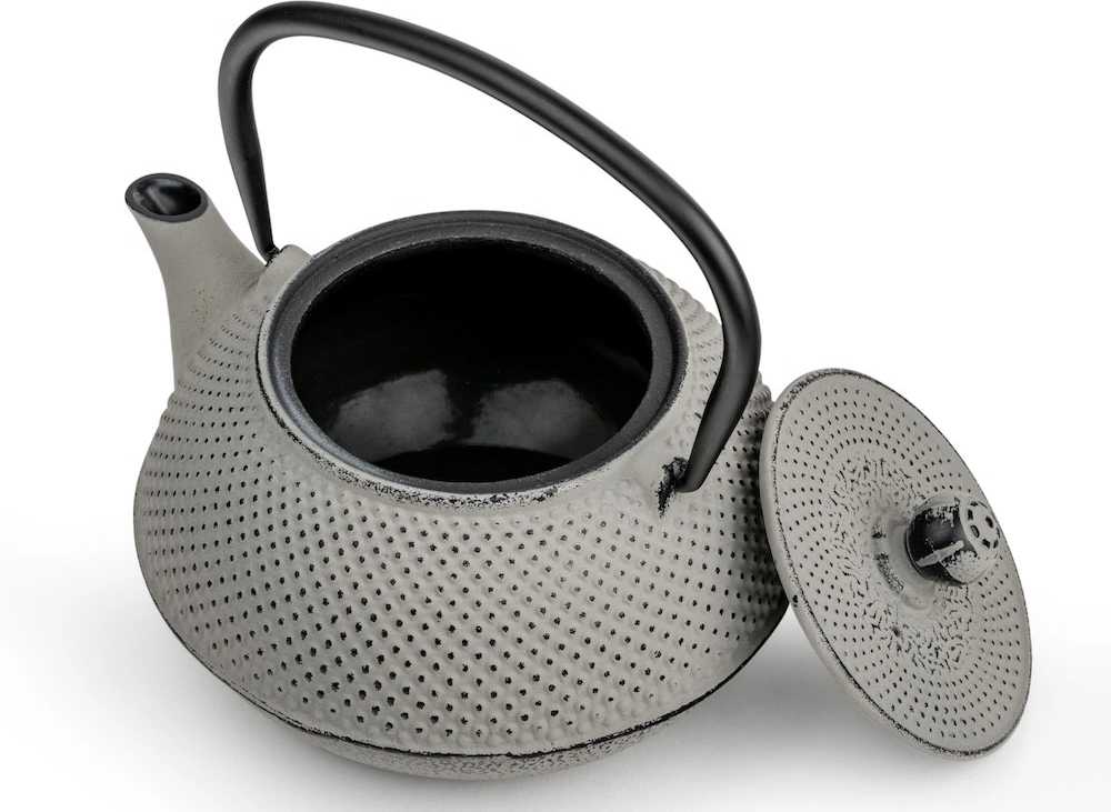 Bredemeijer Litinová konvička na čaj Jang 0,8L, šedá