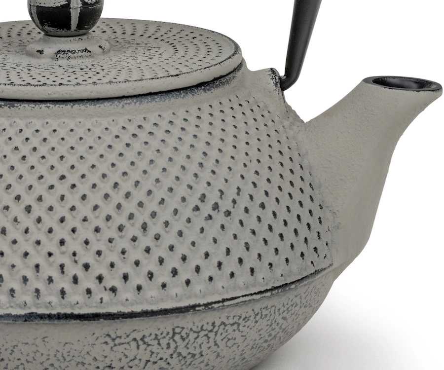 Bredemeijer Litinová konvička na čaj Jang 0,8L, šedá