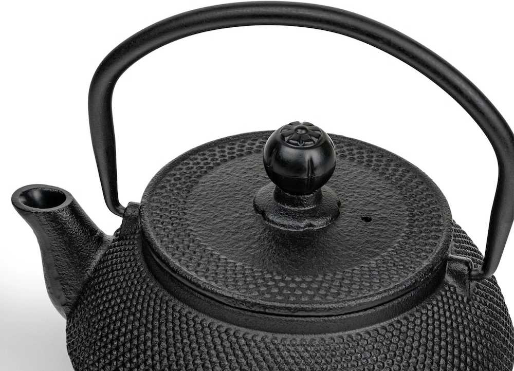 Bredemeijer Litinová konvička na čaj Jang 0,5L, černá