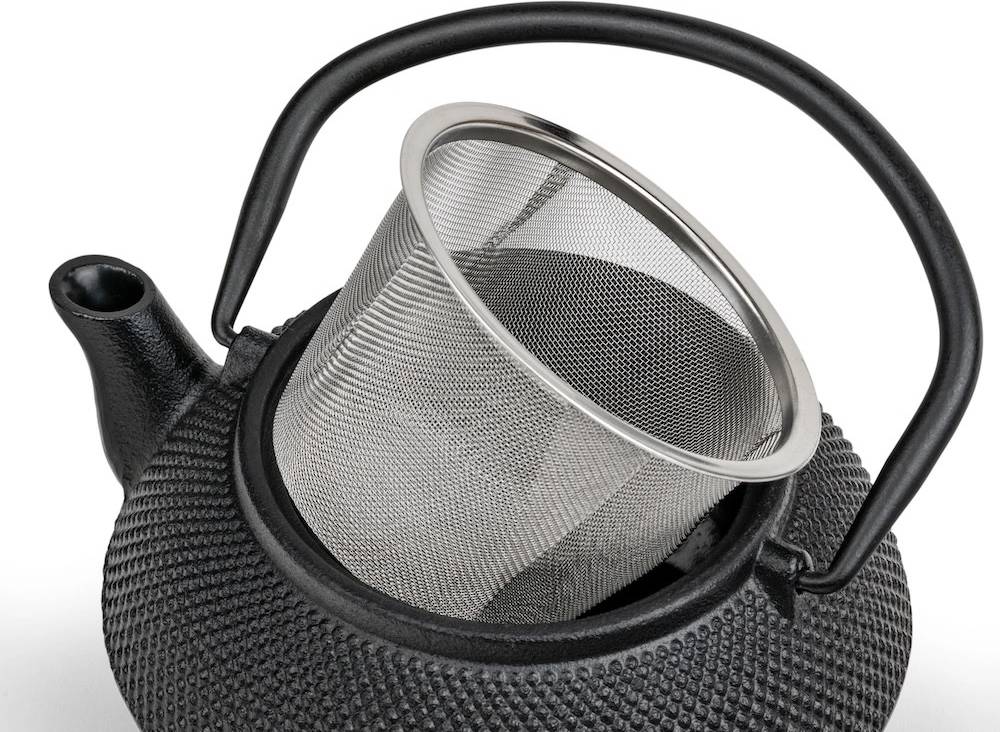 Bredemeijer Litinová konvička na čaj Jang 0,5L, černá