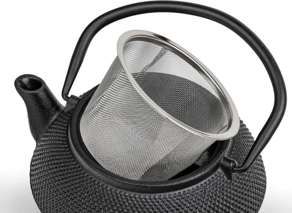 Bredemeijer Litinová konvička na čaj Jang 0,5L, černá