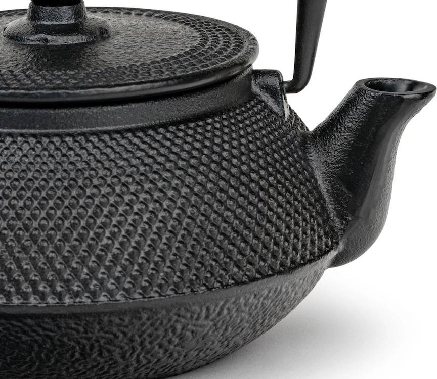 Bredemeijer Litinová konvička na čaj Jang 0,5L, černá