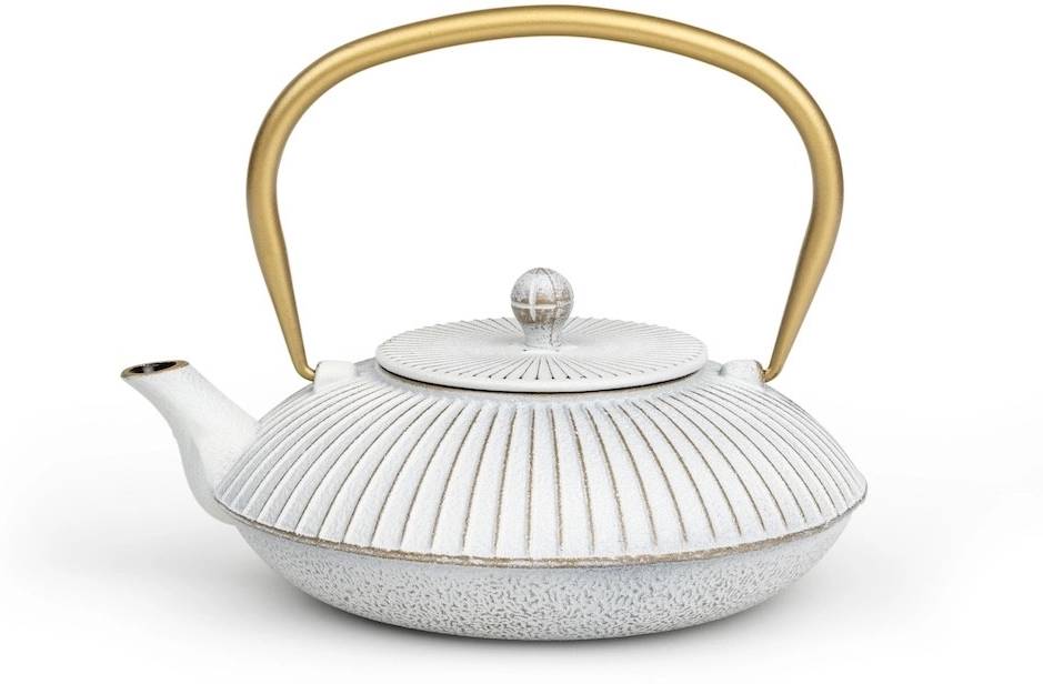 Bredemeijer Litinová konvička na čaj Linhai 1,1L, White