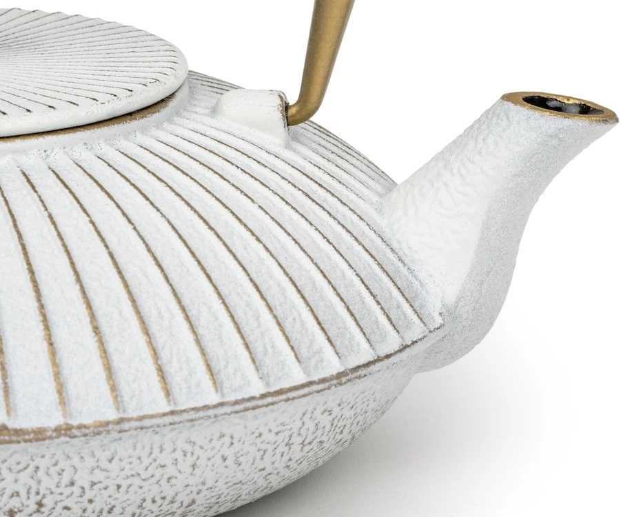 Bredemeijer Litinová konvička na čaj Linhai 1,1L, White