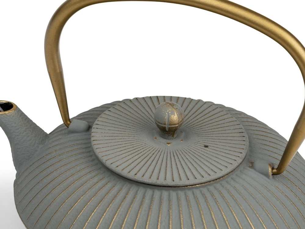 Bredemeijer Litinová konvička na čaj Linhai 1,1L, Grey