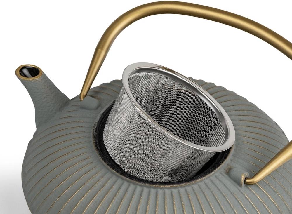 Bredemeijer Litinová konvička na čaj Linhai 1,1L, Grey
