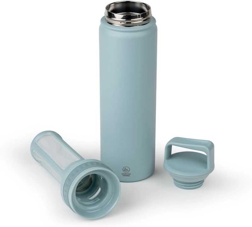 Leopold Vienna Dvostěnná termoláhev na přípravu Cold Brew Moshi Mint 600ml
