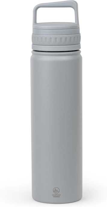 Leopold Vienna Dvostěnná termoláhev  na přípravu Cold Brew Moshi Grey 600ml