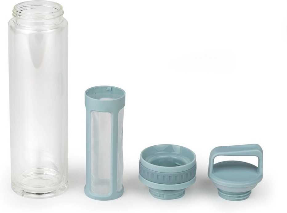 Leopold Vienna Dvostěnná skleněná termoláhev na přípravu Cold Brew Moshi Mint 600ml