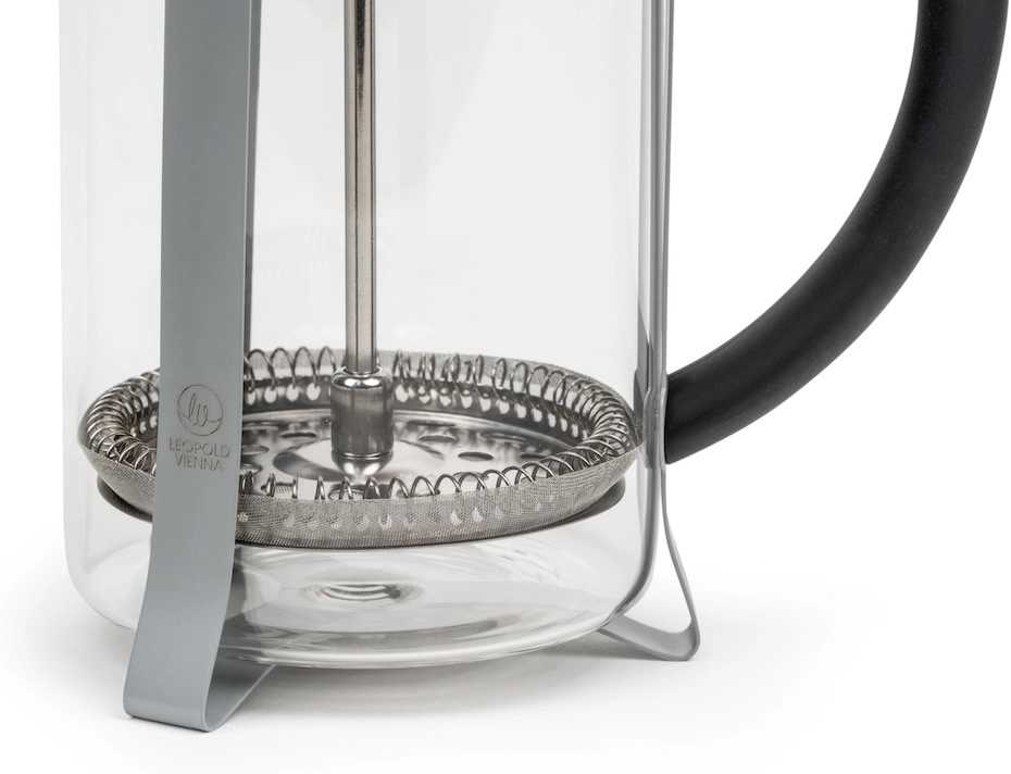 Leopold Vienna French Press Moshi Grey  600 ml
