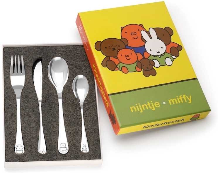Zilverstad Dětská sada příborů (4 ks) Miffy Friends