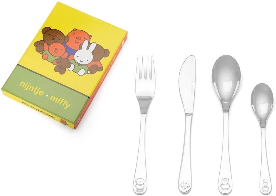 Zilverstad Dětská sada příborů (4 ks) Miffy Friends