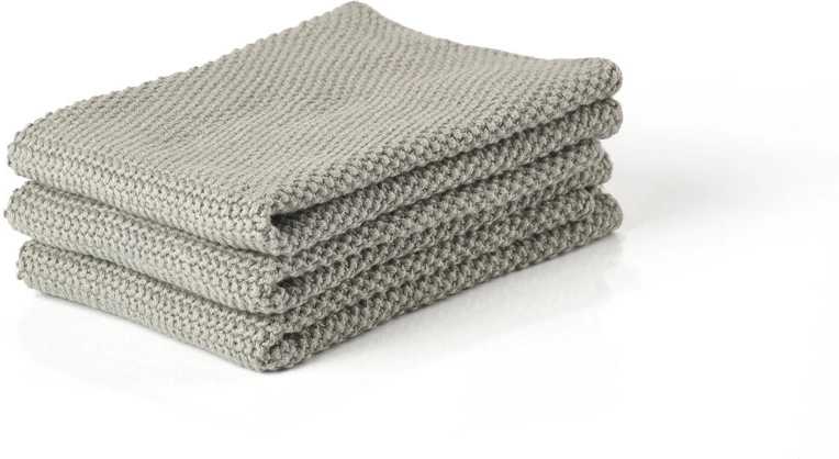 Zone Denmark Kuchyňská utěrka (3 ks) 27x27cm Mud