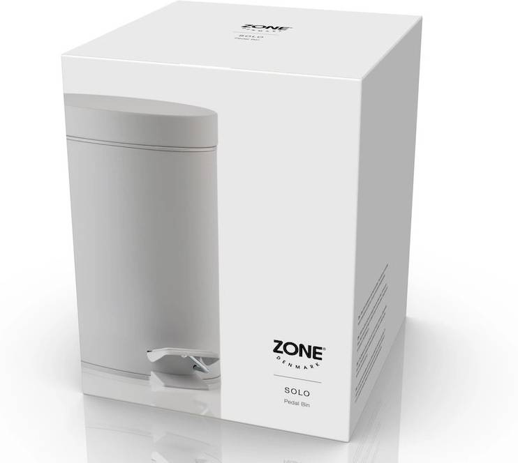 Zone Denmark Koupelnový pedálový koš 3l Solo Soft Grey